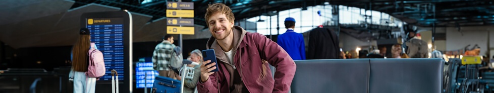 Man at the airport